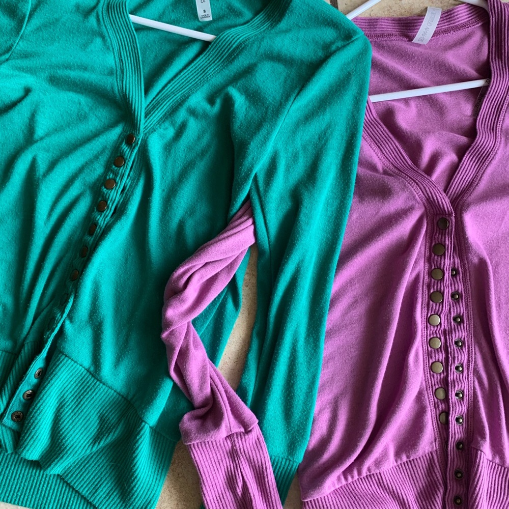Snap cardigans
